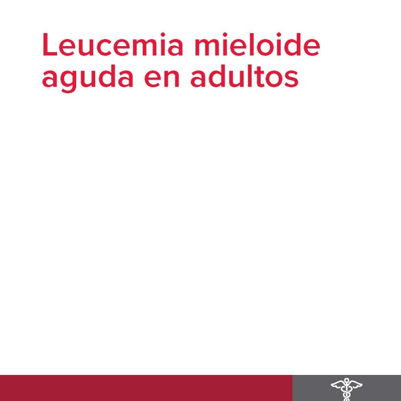 Leucemia mieloide aguda en adultos