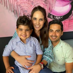 Leo and parents