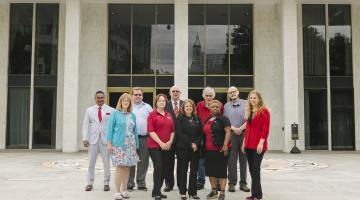 Advocates and LLS staff gather in Raleigh to urge lawmakers to pass Medicaid expansion