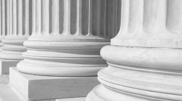 Columns of governmental building