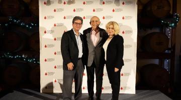 From left to right: Dr. Lee Greenberger, LLS Chief Scientific Officer; LLS Excellence in Scientific Service award winners, Dr. Jonathan Licht and Dr. Susan O’Brien.