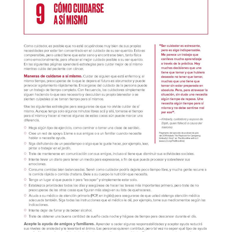 Capítulo 9: Cómo cuidarse a sí mismo