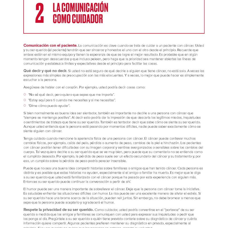 Capítulo 2: La comunicación como cuidador