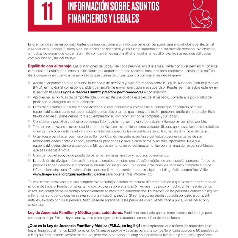 Capítulo 11: Informacion sobre asuntos financieros y legales