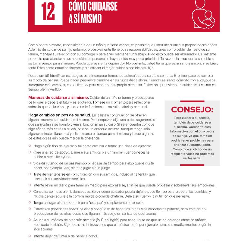 Capítulo 12: Cómo cuidarse a sí mismo