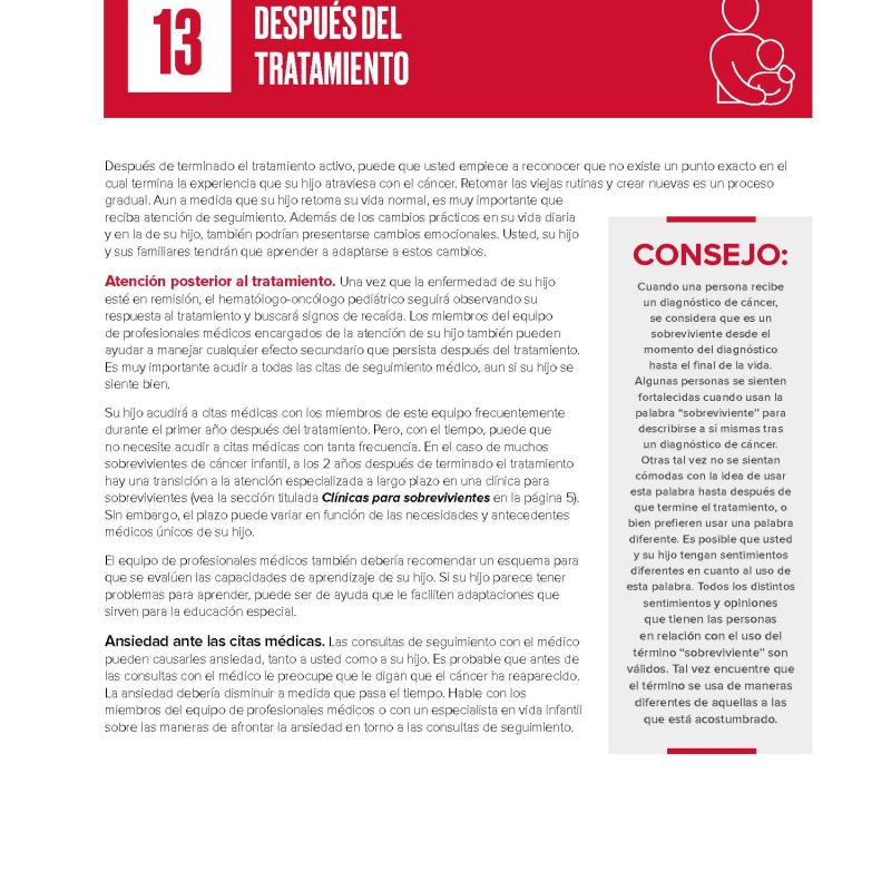 Capítulo 13: Después del tratamiento