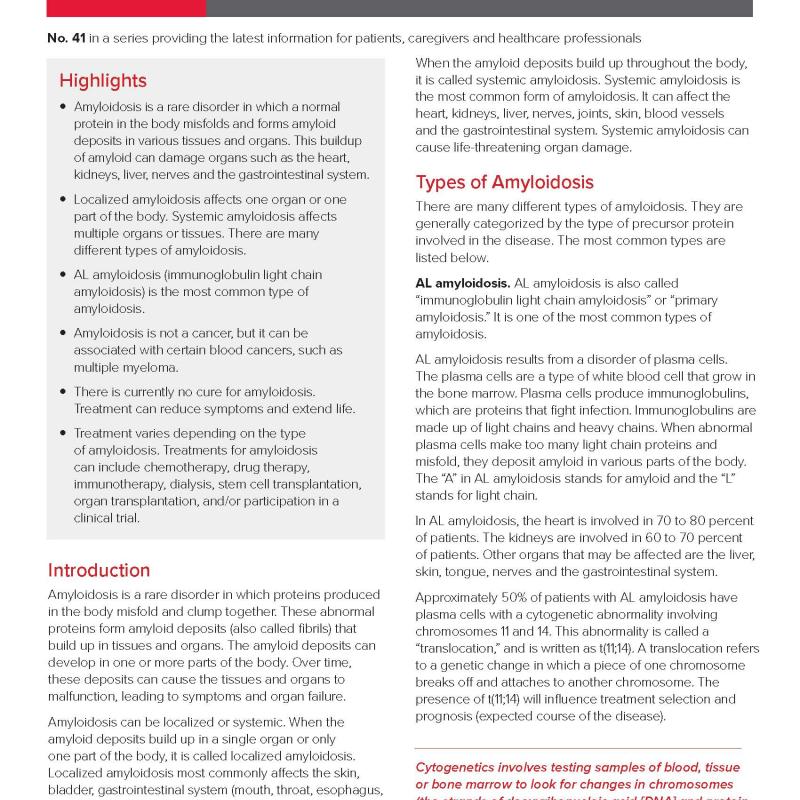 Amyloidosis