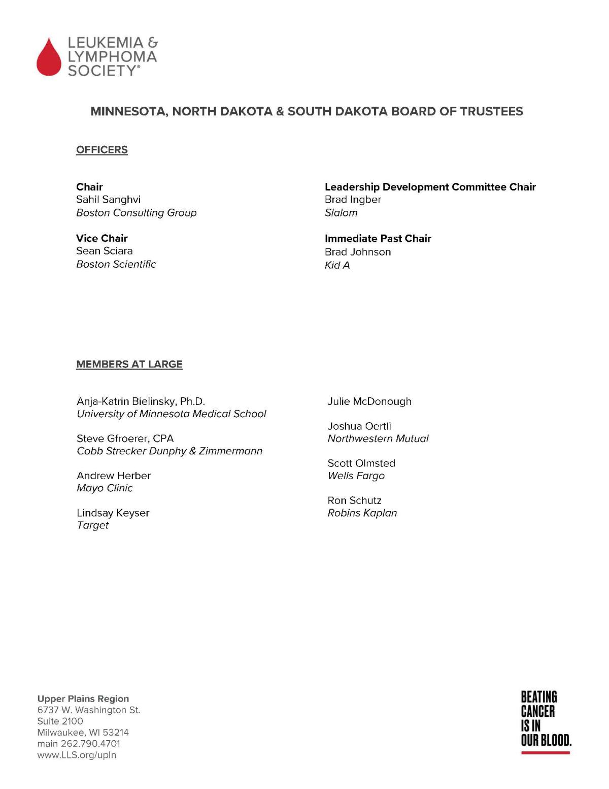 Board of Trustees