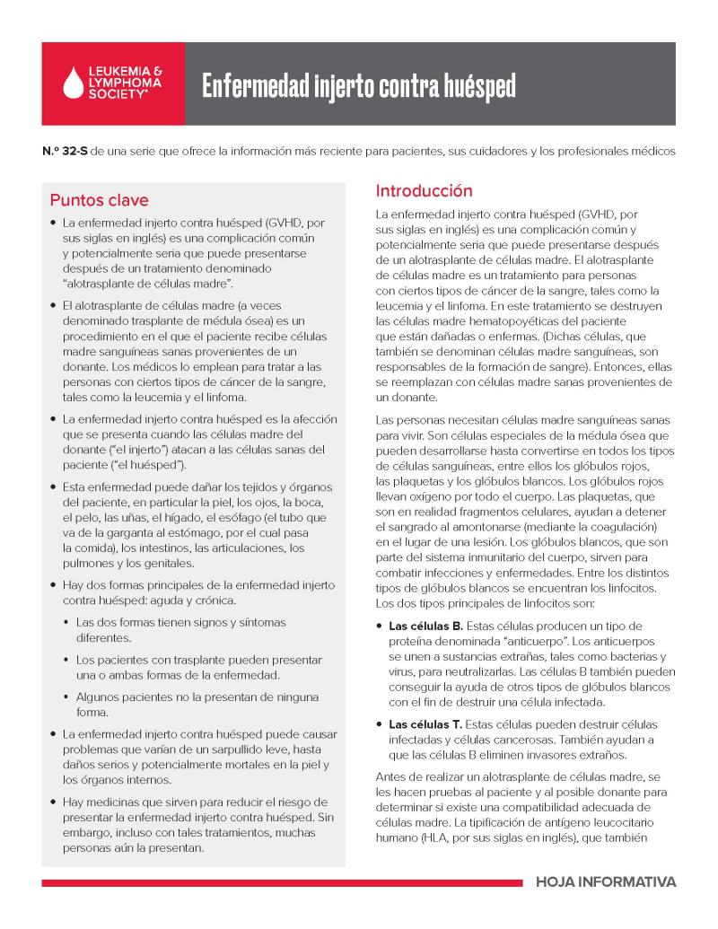 Enfermedad injerto contra huésped 