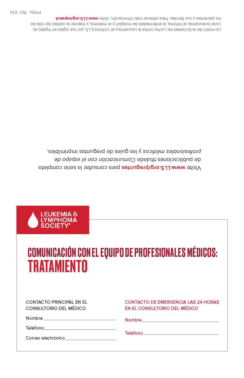Comunicación con el equipo de profesionales médicos: tratamiento card