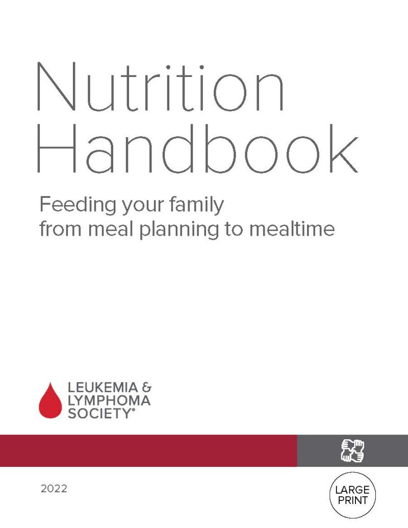 LARGE PRINT Nutrition Handbook 