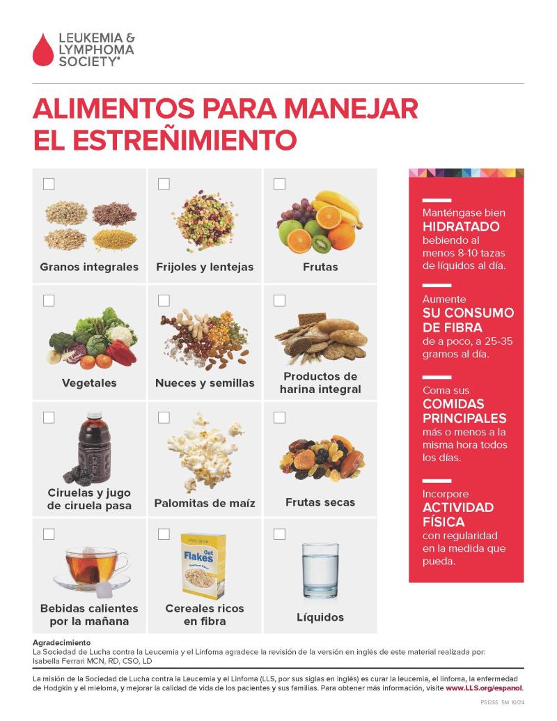 Alimentos Para Manejar El Estreñimiento
