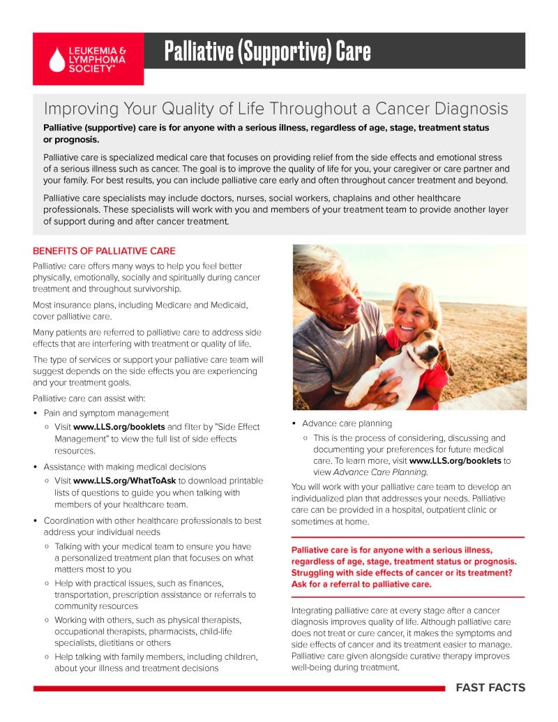 Palliative (Supportive) Care