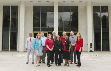 Advocates and LLS staff gather in Raleigh to urge lawmakers to pass Medicaid expansion