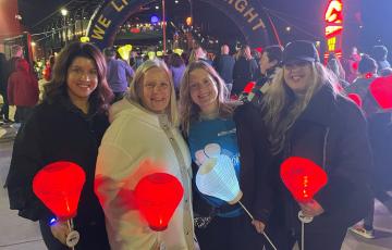 Dr. Allison Rosenthal at LLS's Light The Night