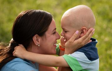 Katie and her son, Phil